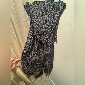 City chic strapless jumpsuit